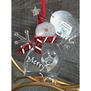Bronners Snowman Frosty Friend Acrylic Christmas Ornament 261d